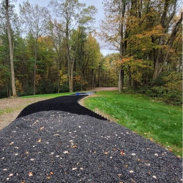 Heavy-Duty Honeycomb Geogrid For Soil, Gravel, Grass & Driveway Stabilization On Slopes, Walkways And Patios Driveways, Parking, Landscaping, Patios,