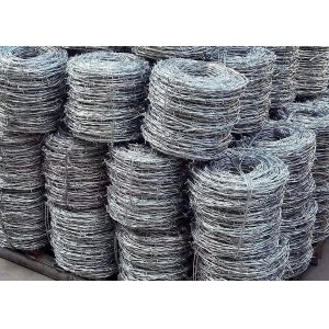 Reverse Twisted Barbed Wire Fencing 12.5ga. 2 Points