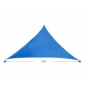 Quality Reinforced Webbing Polyester Sun Shade Sail With Hardware Kit 99% Shade Rate for sale