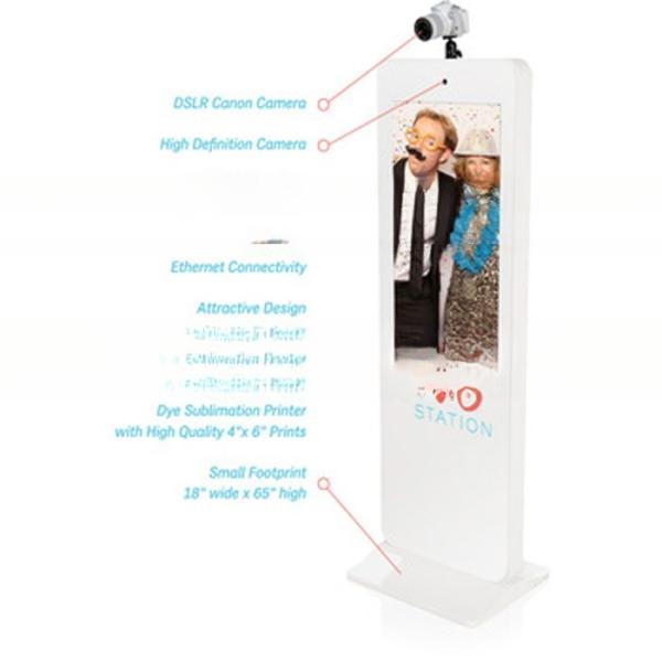 Buy 47" inch floor stand all-in-one PC kiosk touchscreen photobooth at wholesale prices