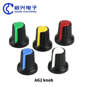 AG2 Plastic Potentiometer Knob 15X17MM WH148 Knob Diameter 6mm Cap