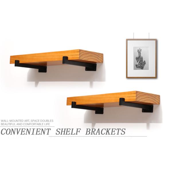 6*10" DIY heavy duty pipe square tube T shelf bracket