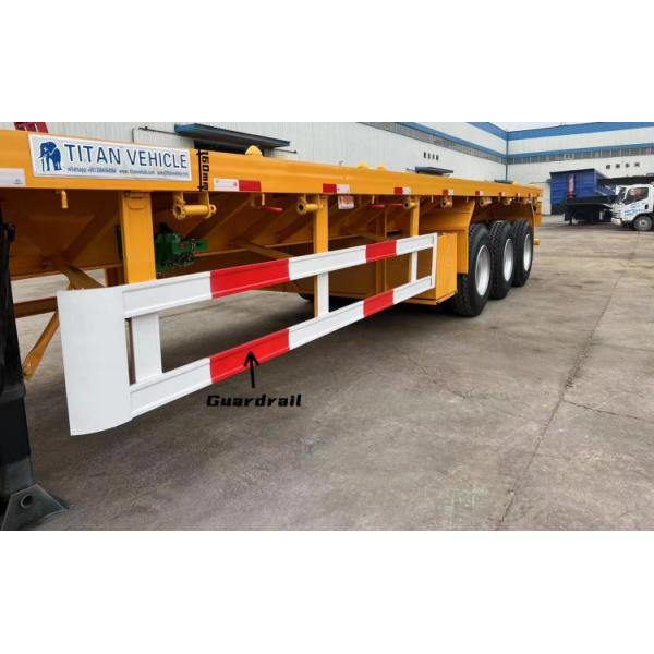 40 Foot Flatbed Semi Trailer for Sale in Zimbabwe | 3 Axle Flatbed Semi Trailer Manufacturers