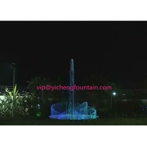 Musical Up Down Spray Water Fountain Project With RGB LED Color Changing 2 Rings