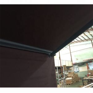 Black Grey Waterproof Retractable Awning 1.5M awning valance replacement