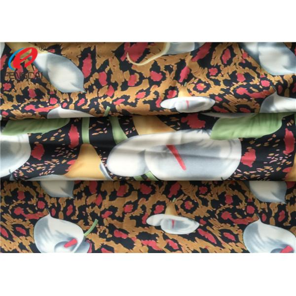 Top Soft Thick Polyester Digital Print Spandex Swimsuit Clothing Fabric