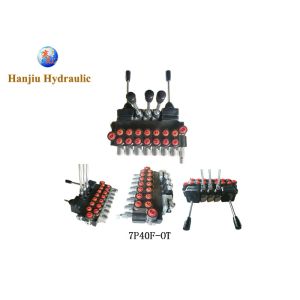 China Manual Hydraulic Directional Control Valves 20L/Min To 200L/Min 1-12 Spool Spring Return Detent Return And Floating on sale China Manual Hydraulic Directional Control Valves 20L/Min To 200L/Min 1-12 Spool Spring Return Detent Return And Floating on sale