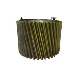 OEM Custom Cement Grinding Helical Teeth Gear Abrasion Resistance