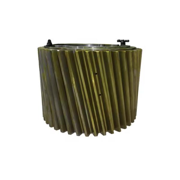 Buy OEM Custom Cement Grinding Helical Teeth Gear Abrasion Resistance at wholesale prices