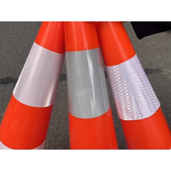 Traffic Safety Orange Reflective Pvc Flexible 36 Inch Traffic Cones For Road Construction