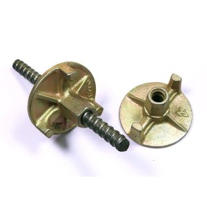 200kN Formwork Forged Anchor Nut , Three Wings Galvanized Formwork Forged Anchor