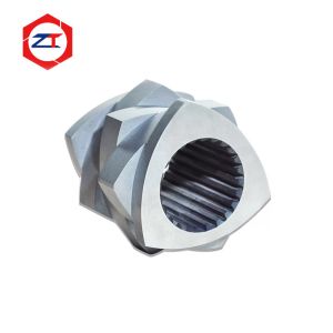 Polishing Twin Screw Cnc Machined Extruder Parts Customized Heat Treated Screw