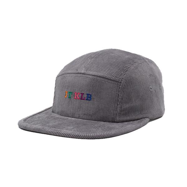 Buy Grey 5 Panel Trucker Cap Visor Unisex Premium Baseball Hat Snapback Adjustable One Size at wholesale prices