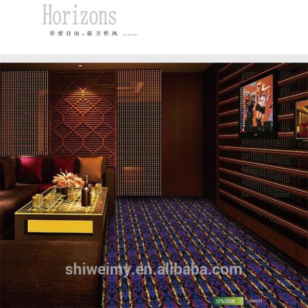 Buy Stock turkey jacquard pattern polypropylene glow carpet for ballroom at wholesale prices