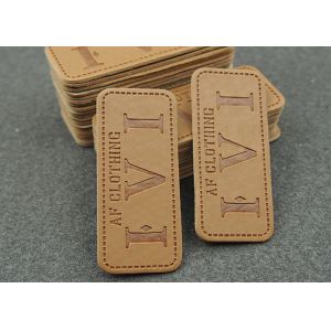 Durable Custom Clothing Patches Leather Patches For Jeans Logo Printable