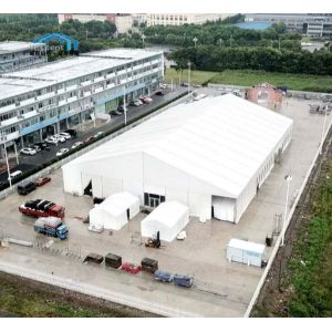 Deluxe Outdoor Exhibition Tents Polyester Textile Cover 500 Seater