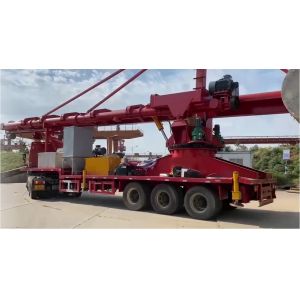 Self Propelled Screw Type Continuous Ship Unloader Truck Chassis Mounted
