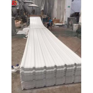 4 Layer ASA Coating PVC Trapezoidal Roof Sheets White ASA Surface UPVC Roofing