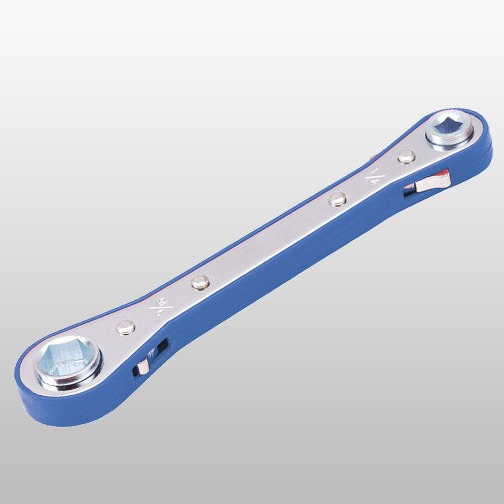 Buy Silver Refrigeration Ratchet Wrench Double Ratchet Ring Spanners CT - 123L at wholesale prices