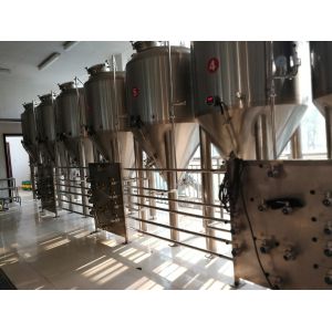 2000L Beer Fermentation Equipment Commercial Beer Fermenter Touch Screen Control