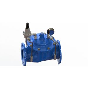 SS304 Seat GGG50 Water Pressure Regulator Valve Epoxy Coating