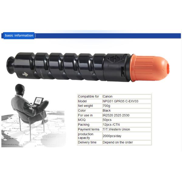 Canon Black IR 2520 / 2525 Canon Copier Toner Cartridge CEXV33