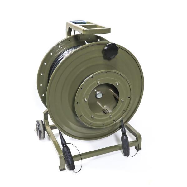 Tactical waterproof fiber cable Hermaphroditic Interconnection Expanded Beam