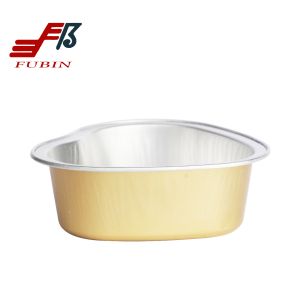 Heart Shape 100ml Aluminum Foil Baking Tray Cupcake Container