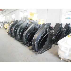 Alloy Steel Excavator Thumb Bucket Facilitates Cleaning And Leveling