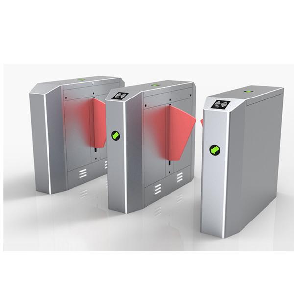 Buy Waist Height Retractable 40W Stainless Steel Flap Turnstile 0.2s at wholesale prices