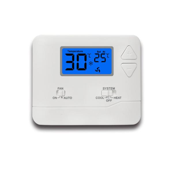 Buy Riseem White LCD Display Digital Room Non-programmable Thermostat For HVAC Systems at wholesale prices