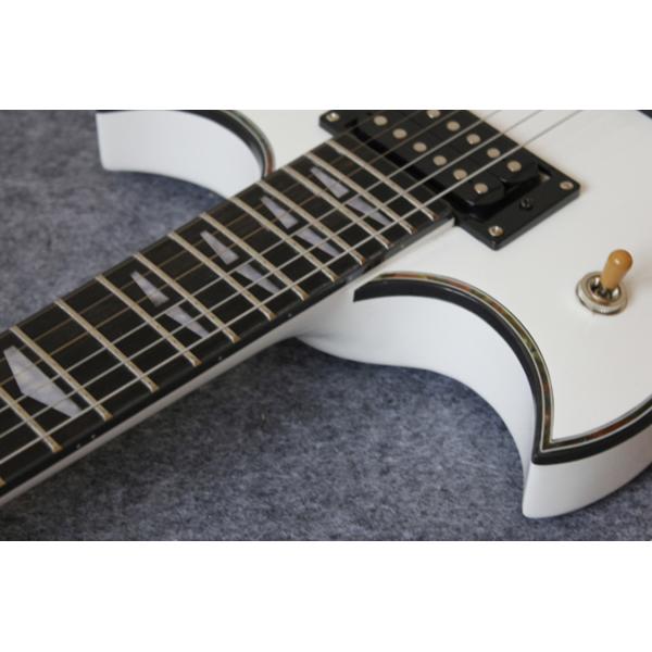 White Glossy Finish YMH SG Electric Guitars China Chrome Hardware
