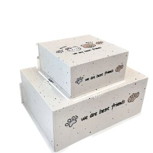 High Value Cartoon Animal Gift Boxes Classic Splatter Style Magnetic Boxes For