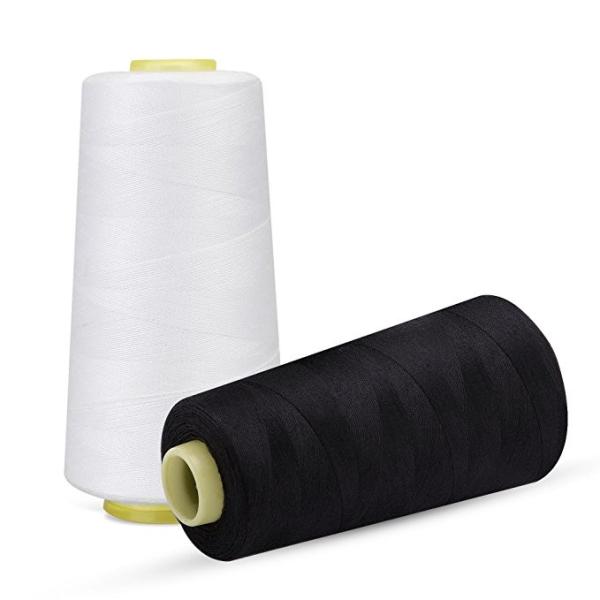 Buy White Fire Resistant Sewing Thread , Dielectric Para Aramid Sewing Thread at wholesale prices
