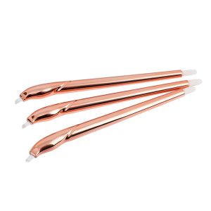 Quality Champagne Disposable Microblading Pen For Eyebrow Tattoo for sale