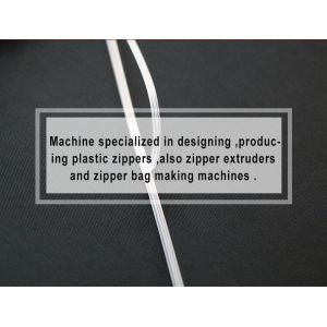 Vacuum Zipper String Zipper Horizontal Zipper Plastic Slider Zipper Flange