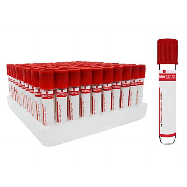 Buy Red Top Vacuum Blood Collection Tube Micro Disposable Serum Clot Activator at wholesale prices