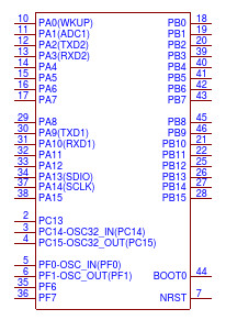 STM32F030C8T6 LQFP48 ST ICS Original Stmicroelectronics Microcontroller