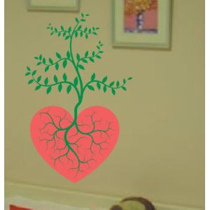 Large Wall Flower Stickers G135 / Design Wall Sticker