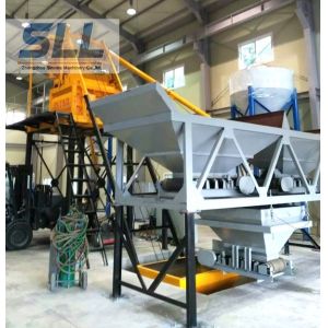 Quality HZS25 Concrete Batching Plant Equipment Compact Structure Space Saving for sale