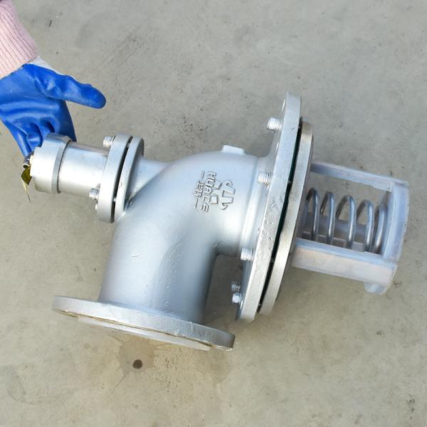 High Flow Rate Stainless Steel Lined Plastic Pneumatic Emergency Bottom Valve for Emergency Shut-off