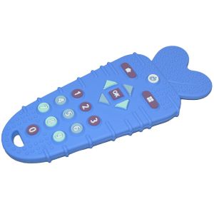 LFGB Standards Remote Control Silicone Baby Teether MHC Kids Toy