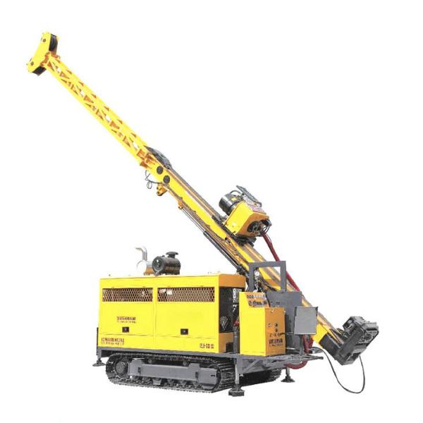 Buy 680m - 1500m Depth Core Drilling Rig 195HP Diesel Engine Crawler Mounted Drill Machine at wholesale prices