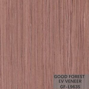 Straight Grain Engineered Wood Veneer EV Bubinga Veneer Plywood