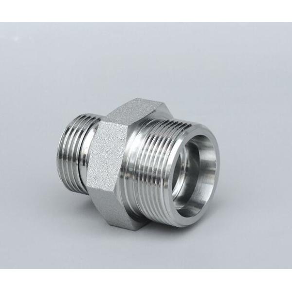 Buy Stainless Steel 1cm-Wd Stainless DIN2353 Bite Ferrule Type Connector Tube Adapters at wholesale prices