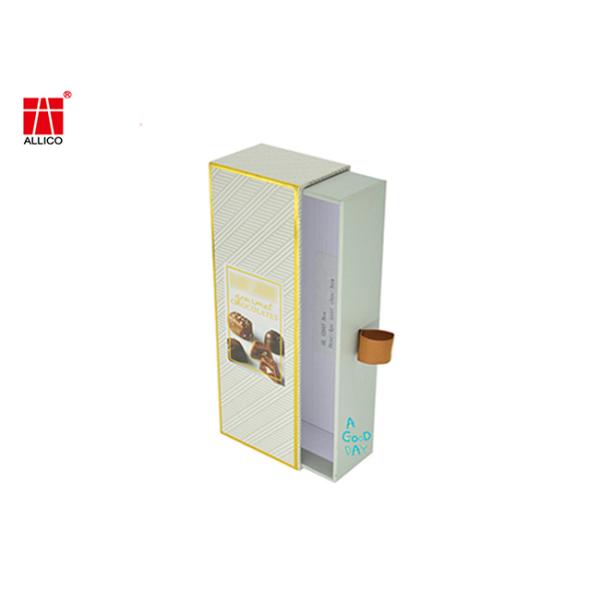 FSC Wedding Chocolate Sliding Drawer Gift Boxes Matt Lamination
