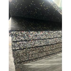100*100cm and 50*50cm EPDM DOT Gym Rubber Flooring Tiles Absorbing Impact of