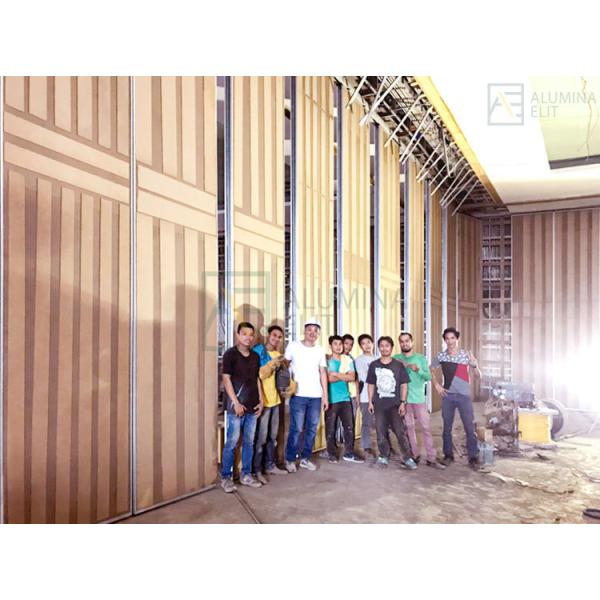 Buy Customized Design Movable Partition Wall with 9mm MDF Magnesium Board and Galvanized Square Tube Keel for Hotels at wholesale prices