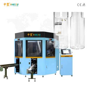 Quality Full Servo 3-color Silk Screen Printing Machine With Vision Camera Orientation For Transparent round Bottle SF-MP310 for sale