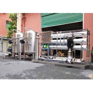 6TPH RO Water Treatment System Industry Deionized Pure Water Plant